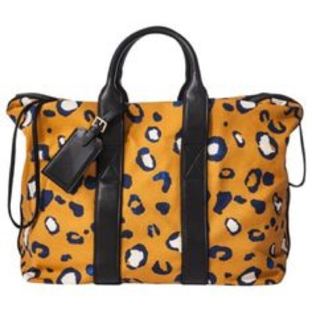 Phillip Lim target leopard weekend bag NWT